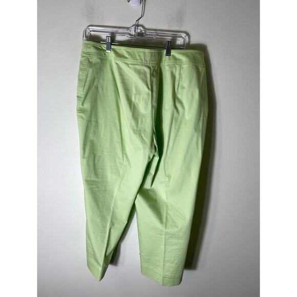 Peck and Peck Green Slacks Sz 14 - Picture 2 of 3